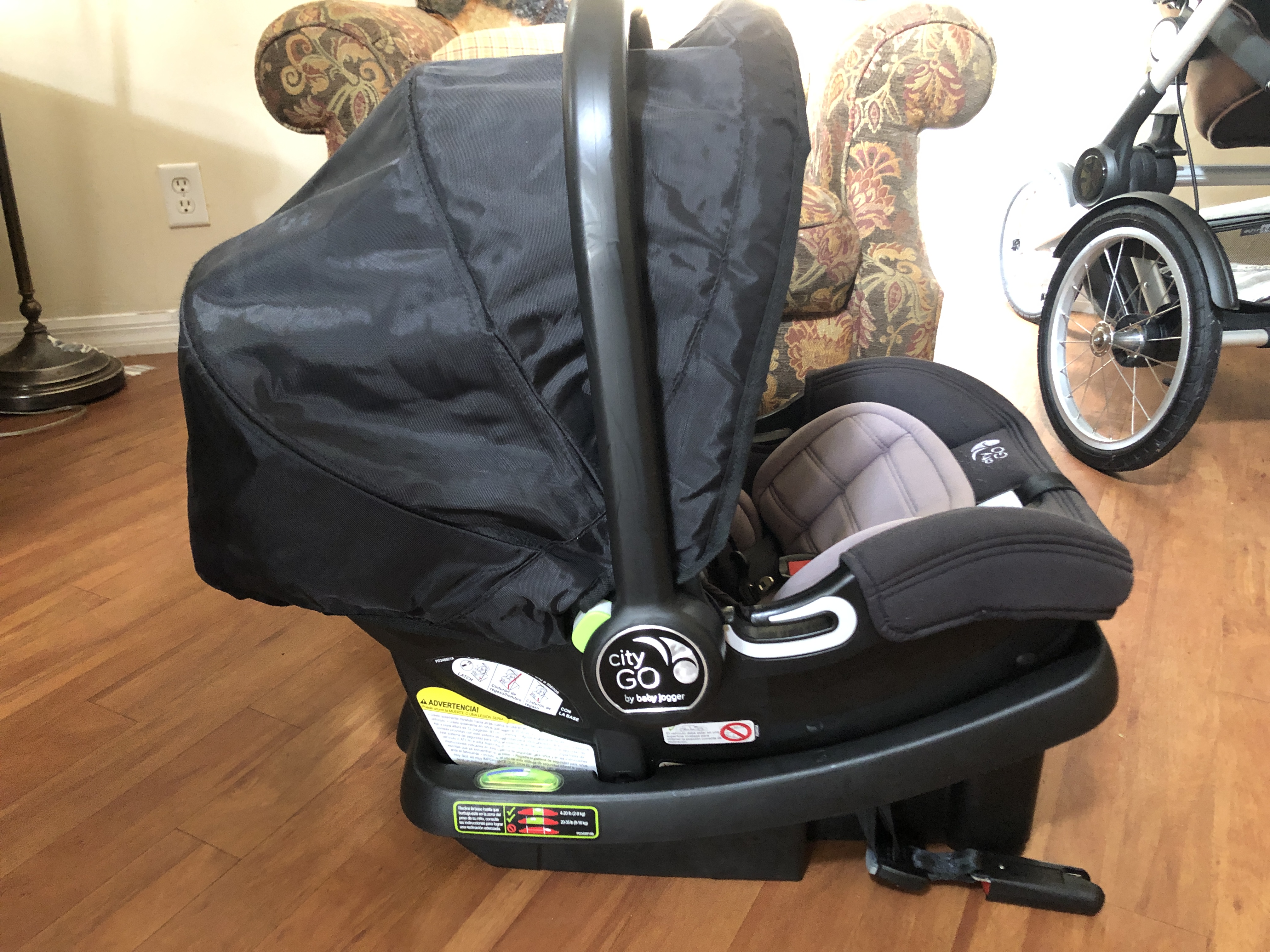 baby jogger stroller and carseat